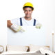 Construction Worker Wall Decal