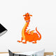 Cute Dragon Cartoon Wall Decal