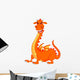 Cute Dragon Cartoon Wall Decal