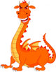 Cute Dragon Cartoon Wall Decal