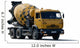 Cement Mixer Truck Wall Decal