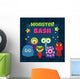 Vector Monster Party Card Wall Decal