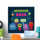 Vector Monster Party Card Wall Decal