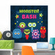 Vector Monster Party Card Wall Decal