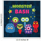 Vector Monster Party Card Wall Decal