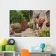 Alley with Flowers and Wall Decal