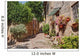 Alley with Flowers and Wall Decal