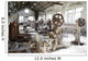 Old Abandoned Factory with Wall Decal