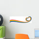 Floating Love Rainbow Wall Decal