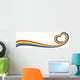 Floating Love Rainbow Wall Decal