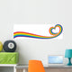Floating Love Rainbow Wall Decal