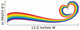 Floating Love Rainbow Wall Decal