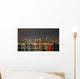 Manhattan Skyline Christmas Eve Wall Decal Design 2