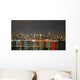 Manhattan Skyline Christmas Eve Wall Decal Design 2
