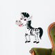 Zebra Cartoon Wall Decal Design 2