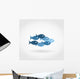 Flight Fishes5 Wall Decal