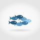 Flight Fishes5 Wall Decal