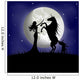 Silhouette Beautiful Girl and Wall Decal