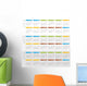 Francais Calendrier 2014 2016 Wall Decal