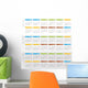 Francais Calendrier 2014 2016 Wall Decal