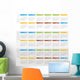 Francais Calendrier 2014 2016 Wall Decal