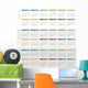 Francais Calendrier 2014 2016 Wall Decal
