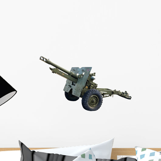 Artillery Cannon Painted Army Wall Decal