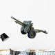 Artillery Cannon Painted Army Wall Decal