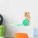 Cute Little Red Kitten Wall Decal Design 2