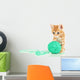 Cute Little Red Kitten Wall Decal Design 2