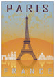 Paris Vintage Poster Wall Decal