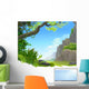 Hilly Amazon Rain Forest Wall Decal