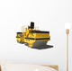 Road Roller White Wall Decal Design 1