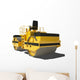 Road Roller White Wall Decal Design 1