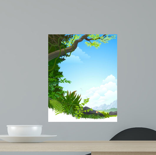 Amazon Jungle Trees and Wall Decal