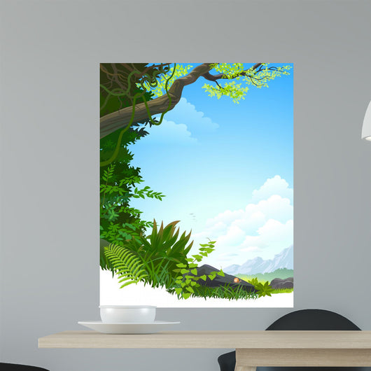 Amazon Jungle Trees and Wall Decal
