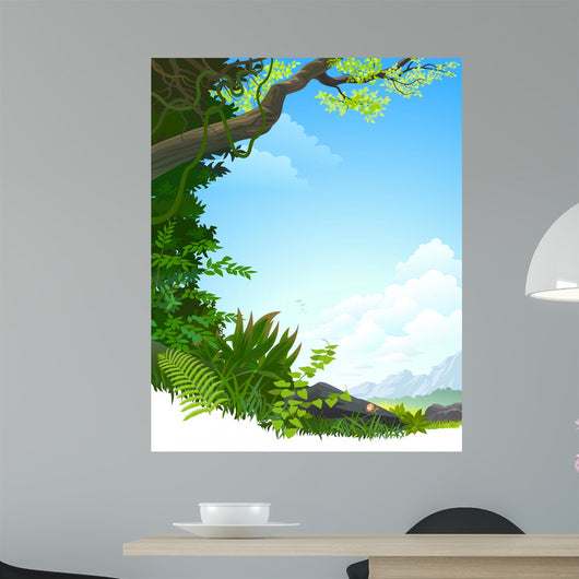 Amazon Jungle Trees and Wall Decal