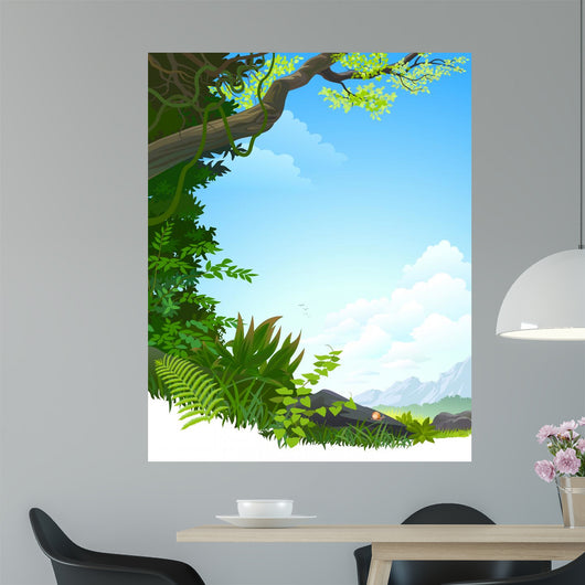 Amazon Jungle Trees and Wall Decal
