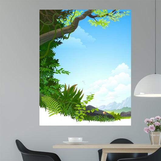 Amazon Jungle Trees and Wall Decal
