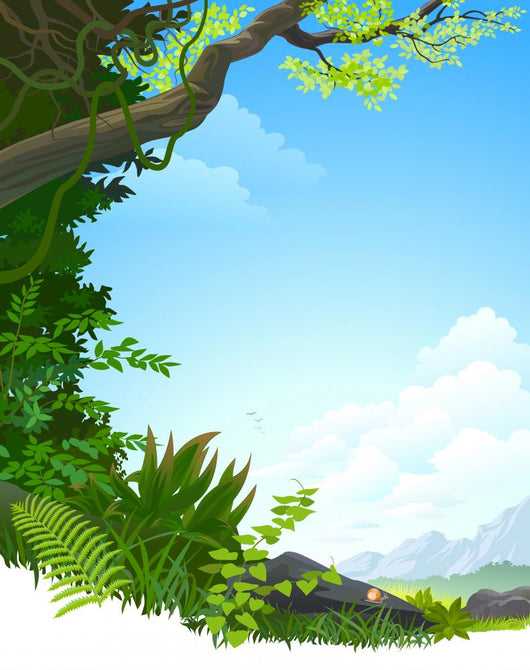 Amazon Jungle Trees and Wall Decal
