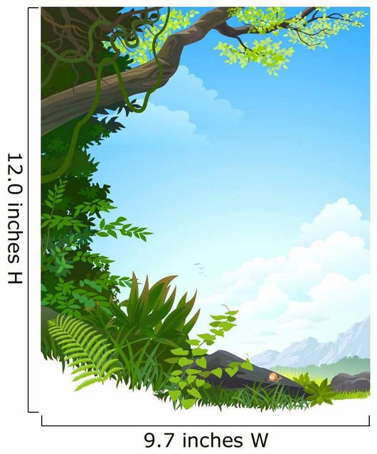 Amazon Jungle Trees and Wall Decal