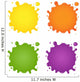 Set Color Blots Wall Stickers Wall Decal