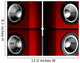 Red Speaker Wall Decal