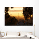 Eiffel Tower Sunset Wall Decal