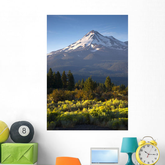 Sunrise Light Hits Mount Wall Decal