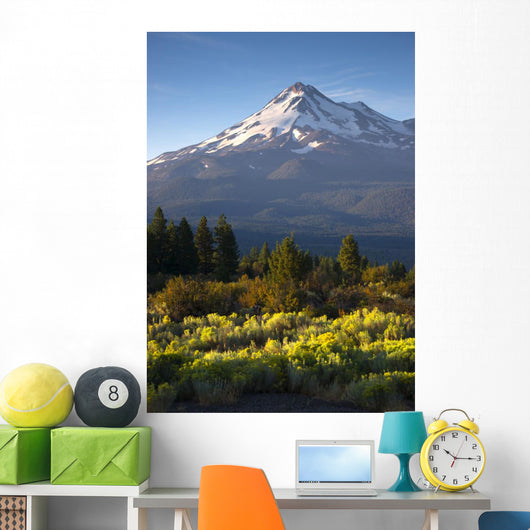 Sunrise Light Hits Mount Wall Decal