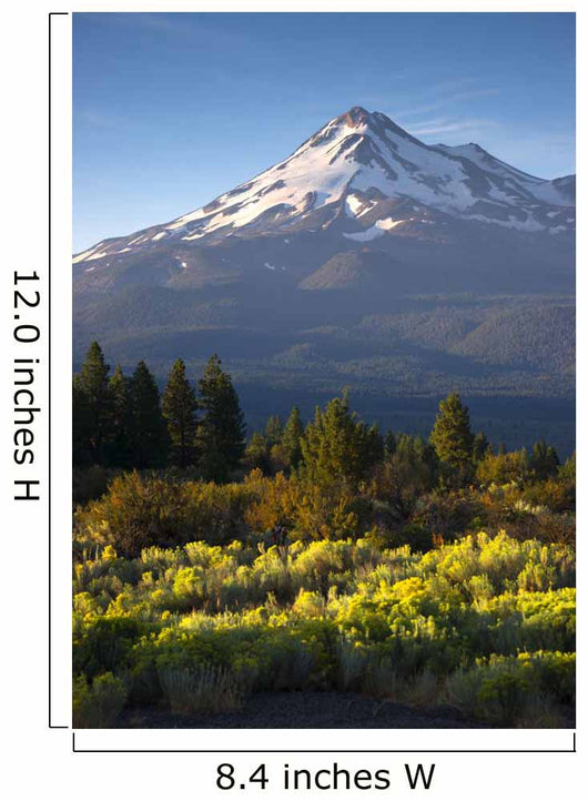 Sunrise Light Hits Mount Wall Decal
