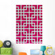 Chinese Pattern Pink Wall Decal