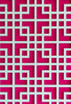 Chinese Pattern Pink Wall Decal