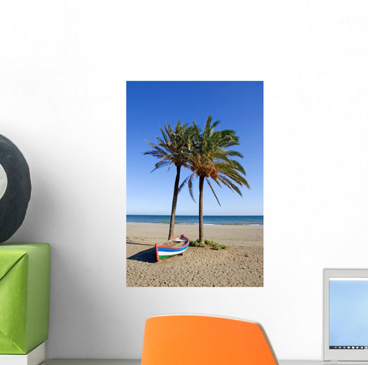 Colorful Rowing Boat and Wall Decal